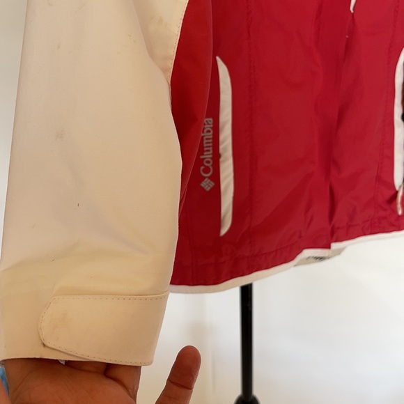 Columbia jacket 7/8 youth Coral and beige - Picture 5 of 16